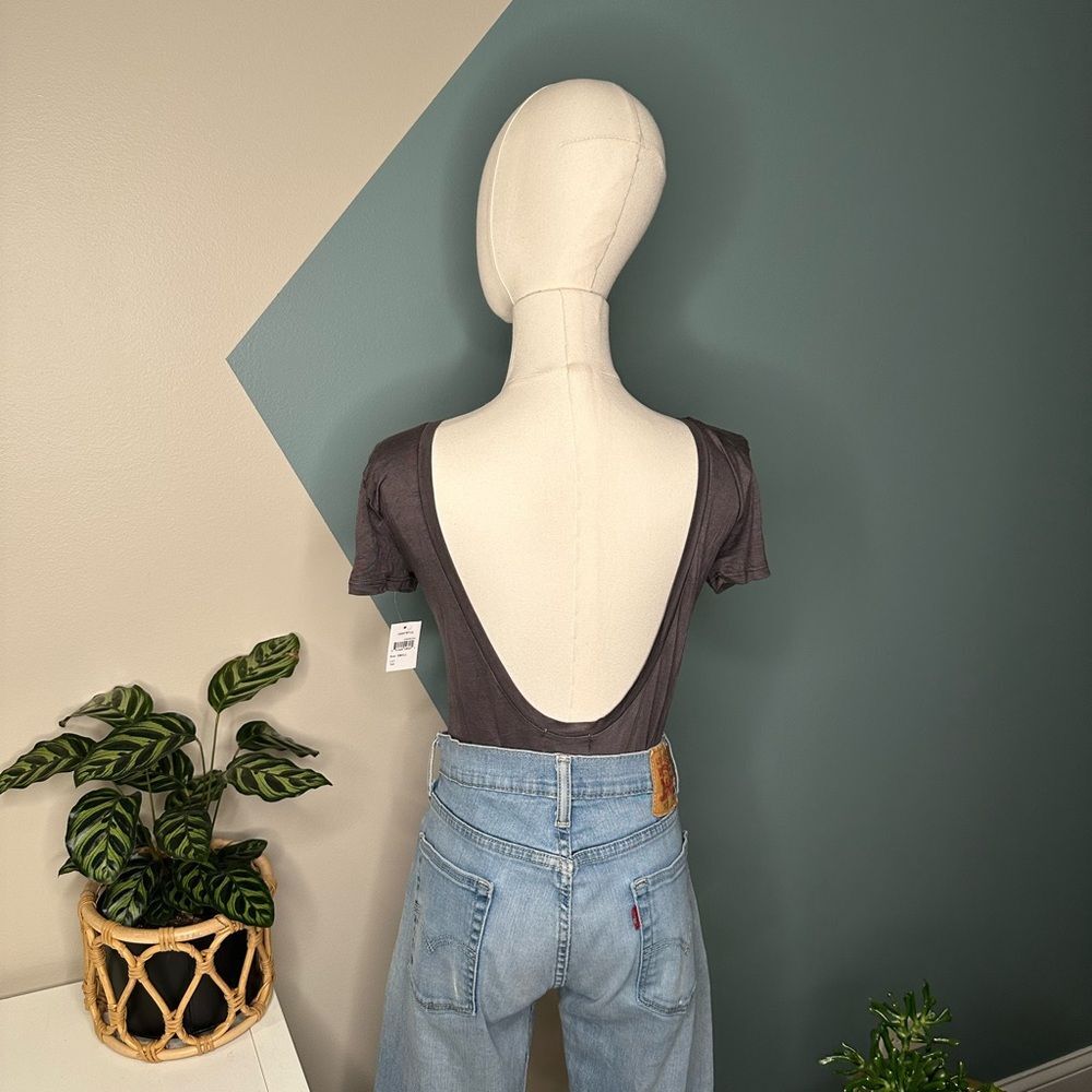 PST Los Angeles “Addicted to Love” Graphic Bodysuit Retro Scoop Neck Tee Small - Picture 5 of 13